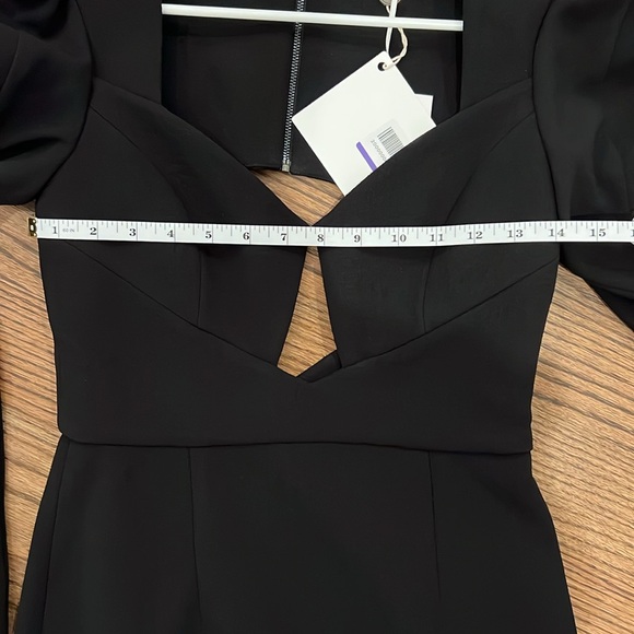 Rebecca Vallance Katie cutout crepe midi dress NWT - Picture 9 of 11